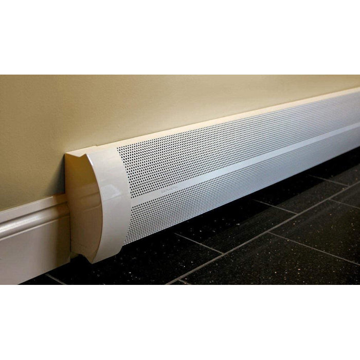 Baseboarders Elliptus Series Galvanized Steel Easy SlipOn Baseboard